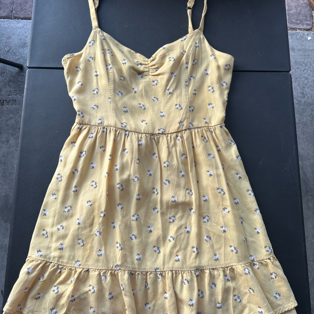 Yellow Floral Sundress